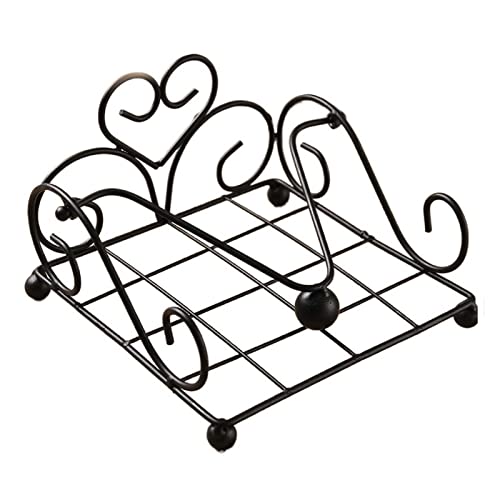 suporte de lenços de papel de seda estojo de folha de metal rack de guardanapo prateleira de toalha de hotel ferramenta de cozinha suporte de caixa de lenços