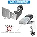 VMEI Anti-Theft Door Mount Work for Ring Battery Doorbell Plus and Battery Doorbell Pro,Made of Hard Stainless Steel And Aluminum Alloy, Real Anti-theft,No Drill.Not Block Night Sensor (Silver)