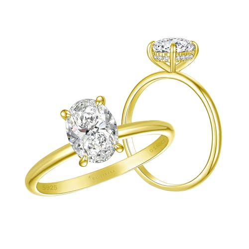 Moissanite Engagement Ring for Women Sterling Silver D Color VVS1 Moissanite Promise Wedding Ring for Her