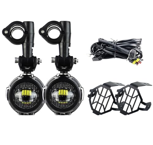Feux de conduite moto LED puissants pour voir clair sous la pluie