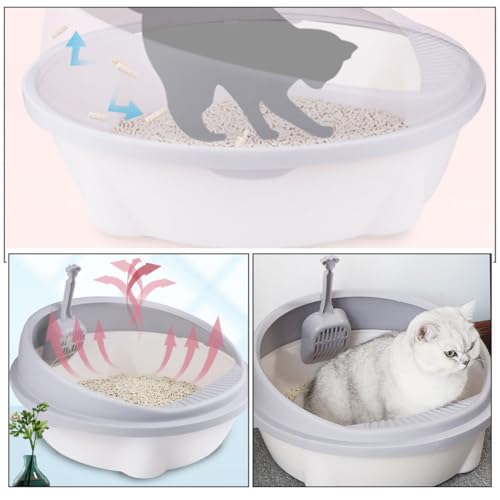 ABOOFAN Caja de arena para gato cubierta miniatura 3