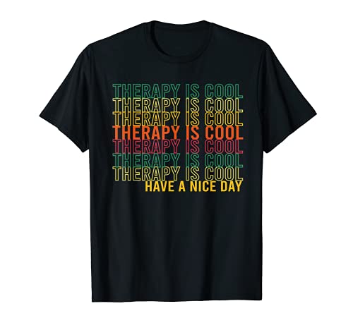 Mental Health Therapy is Cool Raise Awareness Counselor Camiseta