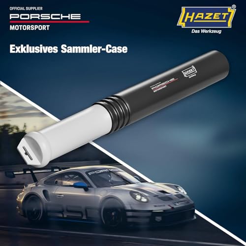 Image of HAZET Torque Wrench [Porsche Motorsport Edition Limited Edition] 5122-3CT-PD 1 /2 inch Drive, 40-200 Nm Measurement Range, Accuracy ±3%, Automotive Maintenance, DIY, Professional Tools, Ratchet