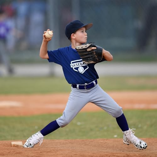 Baseball Belt and Socks Combo Set with Adjustable Elastic Belt and SoftBall Socks for Youth Boy and Girl4
