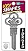 Lucky Line FORGED Key Shapes, SKELETON KEY - House Key Blank, KW1/11, 1 key (B303K)
