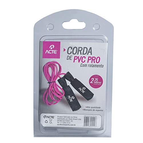 Acte, Corda de Pular Pro em PVC T3-R - Rosa