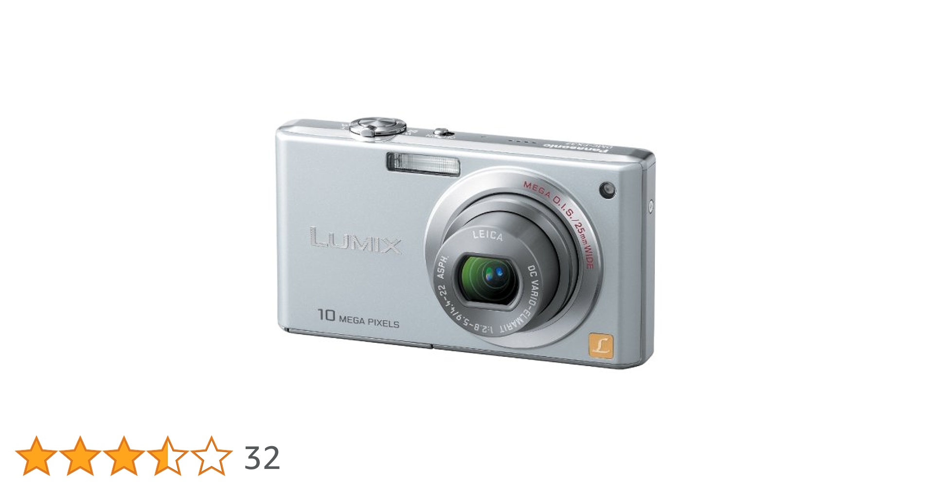 Panasonic LUMIX DMC-FX37 シルバー バッテリー付 Panasonic LUMIX DMC-FX37 シルバー バッテリー付