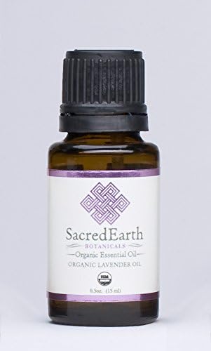 Sacred Earth Botanicals Organic Lavender Oil 0.5oz Bottle