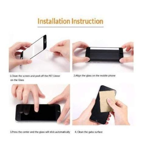 Image of STP Tempered Glass 11D Screen Protector Guard Compatible For Vivo Y93 / Vivo Y91 / Vivo Y95 (Black, Pack of 1) Edge to Edge Coverage with Easy Installation Kit