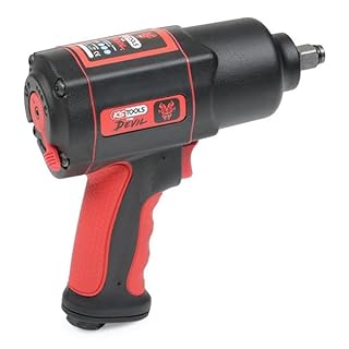 KS TOOLS 1/2 THE DEVIL Clé à molettes Pression forte, Noir/Rouge, 1/2 Zoll, max. Löse-Drehmoment 1600 Nm