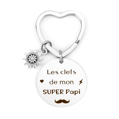 Cadeau Grand Pere Cadeau Papi Porte Cle Papi Cadeau Fete Des Grands Peres Super Papi Cadeau Papy Cadeau Grand Parent Cadeau Retraite Homme Cadeau Remerciement Cadeau Homme Original Cadeau Homme