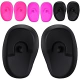 IMIKEYA 4 Pairs Silicone Ear Covers Waterproof Hairdressing Hair Dye Earmuffs Salon Styling Tool DIY Shop and Home Personal Use Protection Perm Highlight Anti-Dyed Protectors Heat Water Resistance