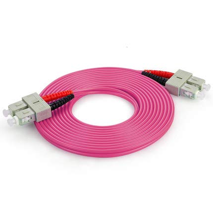 Fibre optique blindée anti-rat SC-SC OM4 Duplex multimode pour protéger votre réseau des coupures