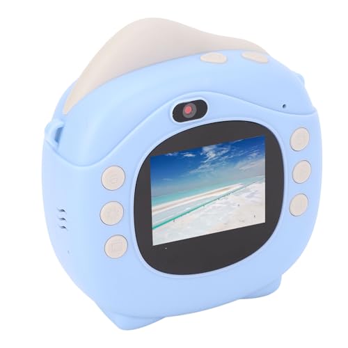 Instant Print Camera, Compact Selfie Camera Multiple Digital Zoom for Students (32GB)