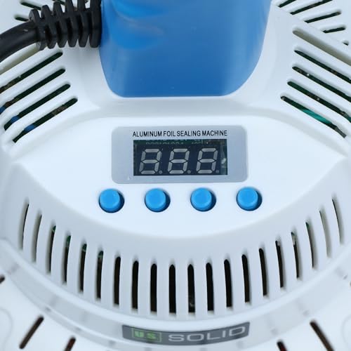 U.S. Solid Handheld Induction Sealer, 20-130mm Adjustable, Portable Electromagnetic Heat Cap Seal Machine for Plastic & Glass Bottles, Power & Time Control, Ideal for Packaging & Sealing - image 4