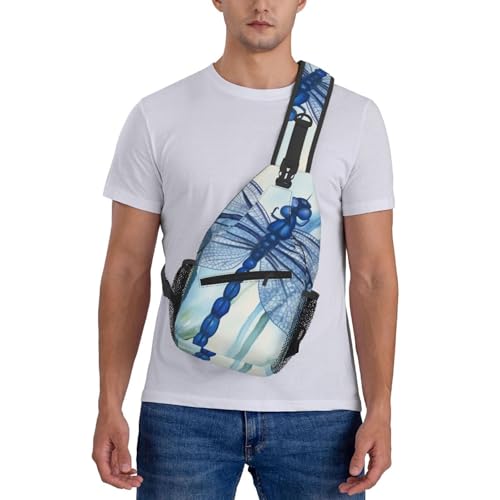 Bolso cruzado para hombre tipo bandolera con diseño pintado miniatura 7