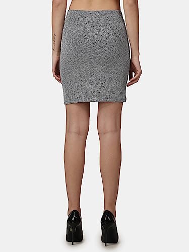 Image of POPWINGS Casual Shimmer Solid Sarong Mini Skirt for Women | Summer Skirt for Women | Mini Skirt for Women