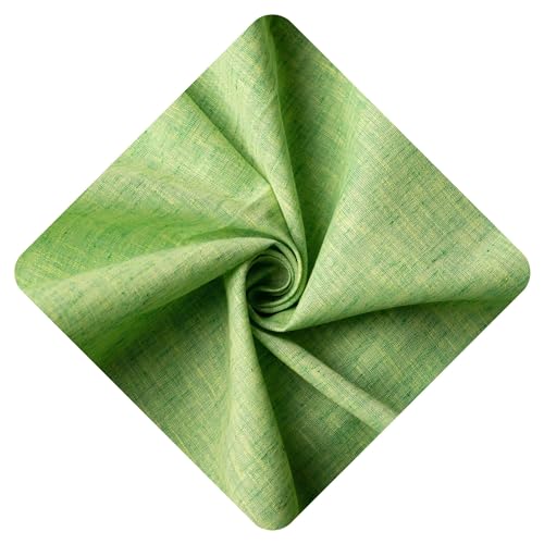 Image of Unstitched Cotton Fabric for Men and Women - Light Weight Trending Self Pattern Khadi Cotton Fabric Material (3.5 Meter, Greenish Yellow)