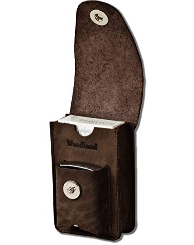 Preisvergleich Produktbild Leder Zigarettenhülle Zigarettenetui (325C) Zigarettentasche Zigarettenbox Neu