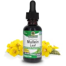 Natures Answer Mullein Herb - مستخلص أوراق المولين للرئتين - خالي من الكحول، غير معدل وراثيًا، مصنوع في الولايات المتحدة الأمريكية - يدعم وظيفة الجهاز التنفسي ويعزز صحة الرئتين - مستخلص أوراق المولين 1 أونصة