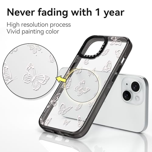 Coque iPhone 15 papillon tendance accessoire chic pour le quotidien - 4