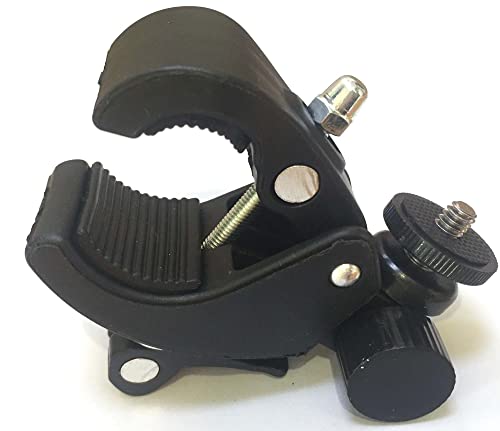 Trípode de pinza de cangrejo con tornillo 1/4 ajustable para cámara digital y soporte de bicicleta