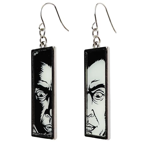 LUV HER Universal Monsters Earrings Gift Sets - Gothic Horror - Hypoallergenic Nickel-Free - Ideal Gifts for Girls' Parties, Costumes Ages 4+3