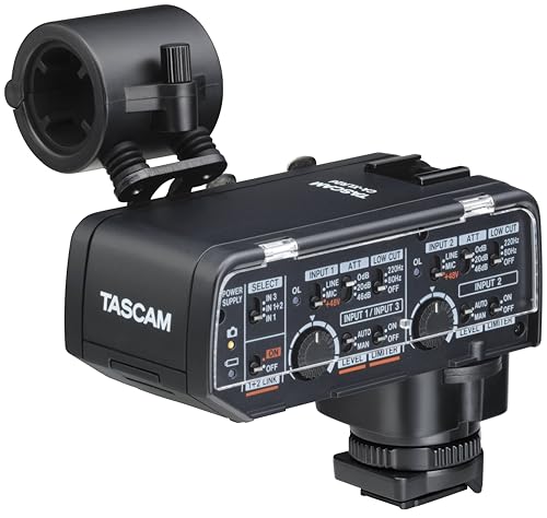 TASCAM(�^�X�J��) CA-XLR2d-N �~���[���X�J�����Ή�XLR�}�C�N�A�_�v�^�[(�j�R���L�b�g) 2�`�����l���~�L�T�[/�v���A���v ���批�����^ ��ރC���^�r���[ �z�M���搧��