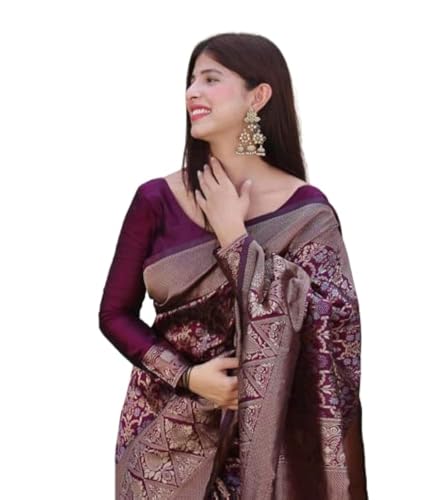 Image of Flosive Women's Banarasi Silk Saree