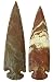 Harmonize Reiki Healing Crystal Natural Spearhead Handmade Arrowhead Set of 2 Agate Stone