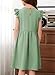 blibean Tween Girls Dress Summer Fashion Sleeveless Semi Formal Dresses Kids Solid Lace 2025 Midi Wedding Gust Bridesmaid Outfits Elegant Fancy Party Flare Clothes Size 12-13 Years Green