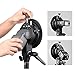 Godox S-Type Bracket Bowens S Mount Holder for Speedlite Flash Snoot Softbox Honeycomb with USB Light