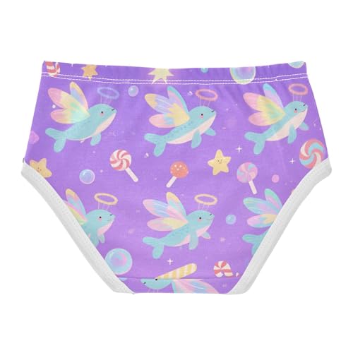 GuoChe Brief Panties Breathable Triangle Panties Toddler Cotton Underwear for Toddler Girls in Sizes 2T,3T, 4T, 5T, 6Y and 8Y2