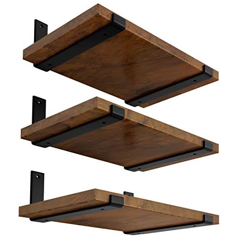 LEOPO 12 inch Shelf Bracket for DIY Floating Shelf, 6 Pack Cover