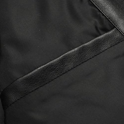 Chaqueta de cuero bomber para hombre talla 4X-Large miniatura 4