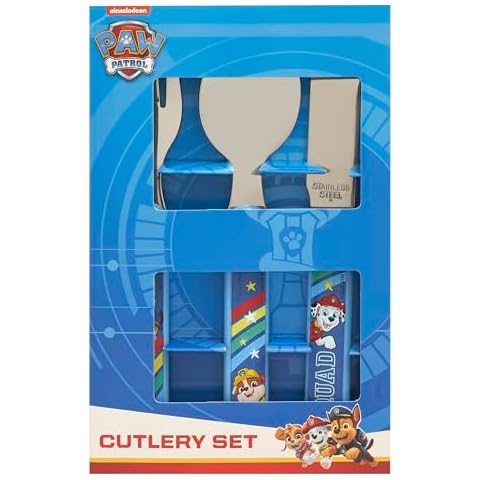 Paw Patrol 3 Piece Cutlery Set Cover