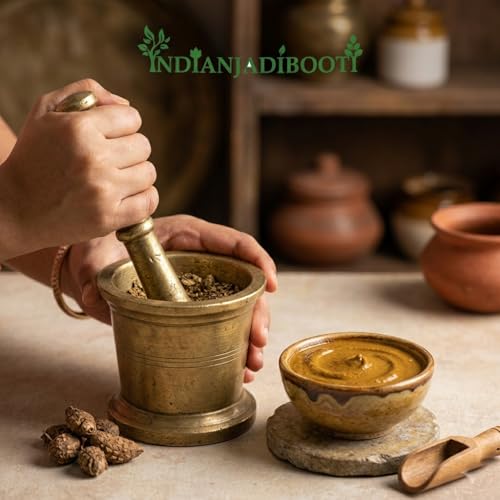 Image of IndianJadiBooti Nagarmotha Roots | Mustak - Cyperus Rotundus - Tunga Gaddalu (3 Packs of 900 Grams)
