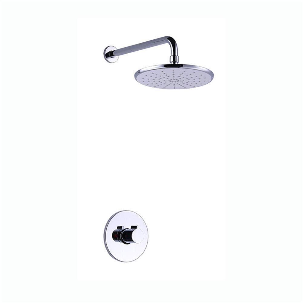 Mitigeurs de douche muraux cascade avec douchette à main réglable et effet pluie