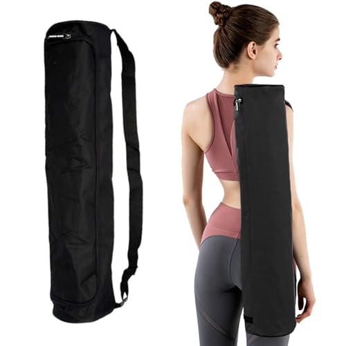 2 Pcs Yoga Mat Bag Yoga Mat Backpack with Adjustable Strap Yoga Exercise Bag Waterproof Yoga Mat Carry Bag Portable Shoulder Strap Yoga Mat Bag Zipper Yoga Mat Pouches for Gym Classroom & More