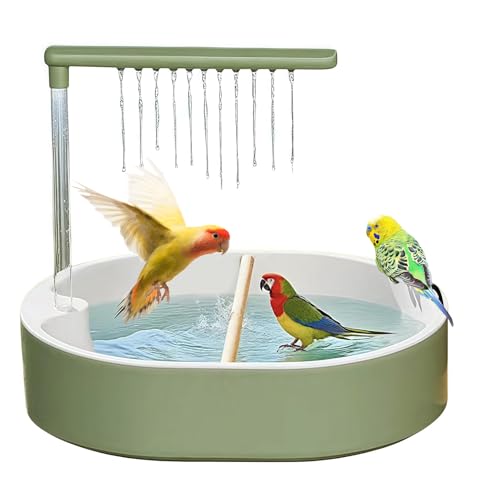 Genérico Wellensittich-Badewanne, sicheres Zubehör für Wellensittiche, Kakadus, Cotorras und...