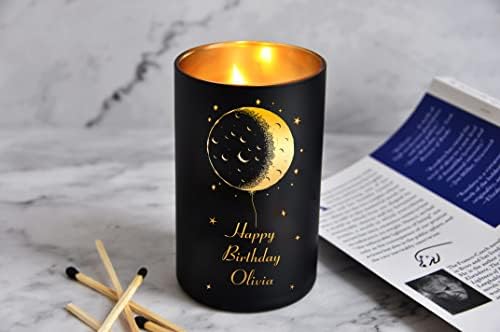 Personalised Scented Candle Cedarwood Cinnamon Sandalwood Candles Mothers Day Gifts for Him Her Coconut Wax 40 Hours Candle Gift for Valentines Birthday Anniversary Christmas Women Girlfriend