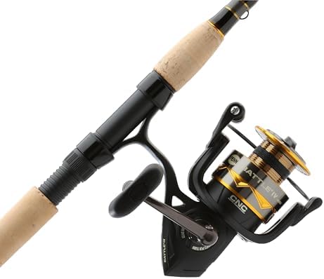 Penn Battle IV Spinning Reel and Fishing Rod Combo