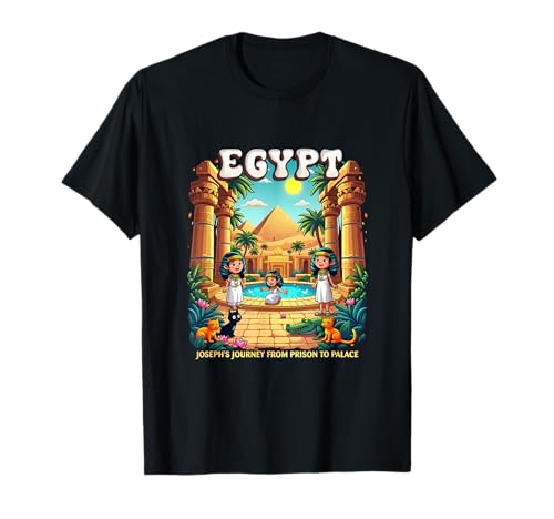 Viaje juvenil al campamento VBS 2025 de Egypt Adventure Kids Camiseta