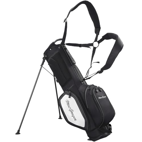 MacGregor Principal 7" Golf Stand Bag with 5 Pockets and Shoulder Strap, Black - Image 2