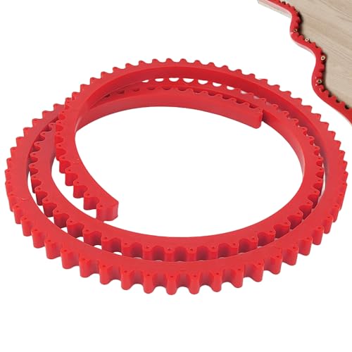 2 m Règle à Courbes Fraisage de Moulures, Chaîne Dentée Gabarit de Fraisage, Pliable Gabarit de Courbe, Fixation Multipoints Gabarit de Fraisage, pour le Travail du Bois Et du Métal (1)