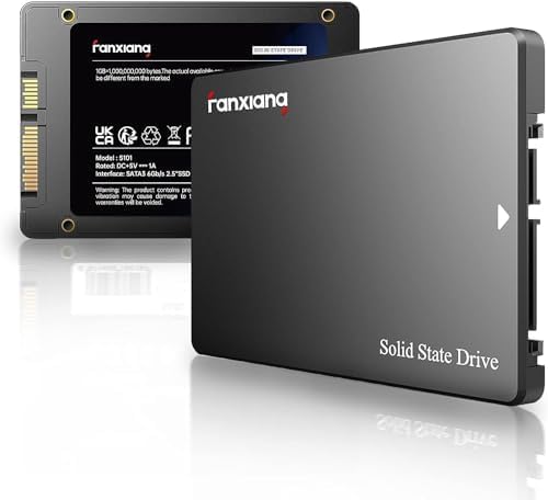 fanxiang S101 250GB SSD SATA III 6Gb/s 2.5" Internal Solid State Drive, Read Speed up to 500MB/sec, Compatible with Laptop and PC Desktops(Black)