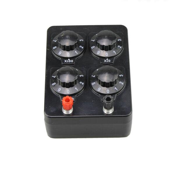 Resistance Box Precision Variable Decade Resistor Resistance Box 0-9999 ohm