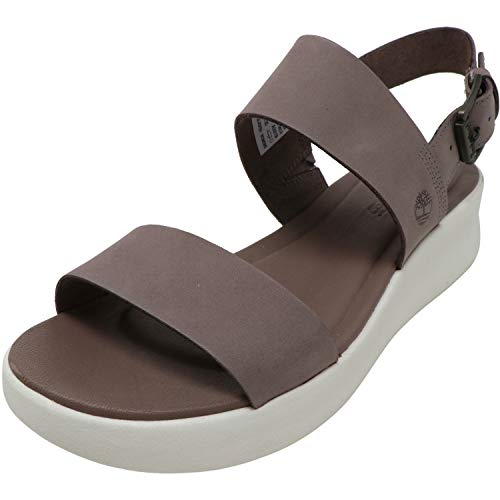 Timberland Los Angeles Wind 2-Bands Sandal Taupe Nubuck 8