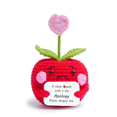 Lenoka Crochet/The Apple of Love (Apology)/ Apology Gifts for Him Her,for Man Woman,...