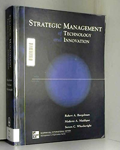Amazon | Strategic Management of Technology and Innovation | Robert ...